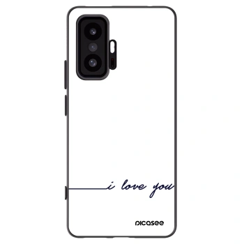 Picasee fekete szilikon tok az alábbi mobiltelefonokra Xiaomi 11T Pro - I love you