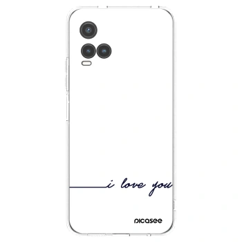 Picasee átlátszó szilikon tok az alábbi mobiltelefonokra Vivo Y33s - I love you