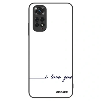 Szilikon tok erre a típusra Xiaomi Redmi Note 11S 4G - I love you