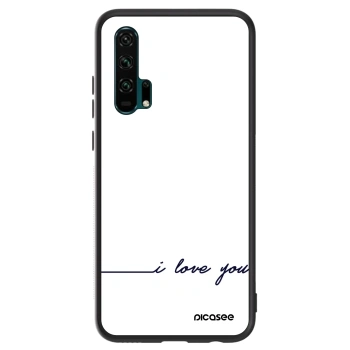 Szilikon tok erre a típusra Honor 20 Pro - I love you