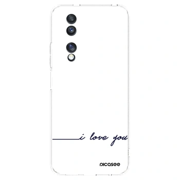 Picasee átlátszó szilikon tok az alábbi mobiltelefonokra Honor 70 - I love you