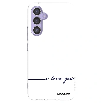 Picasee átlátszó szilikon tok az alábbi mobiltelefonokra Samsung Galaxy A54 5G A546B - I love you
