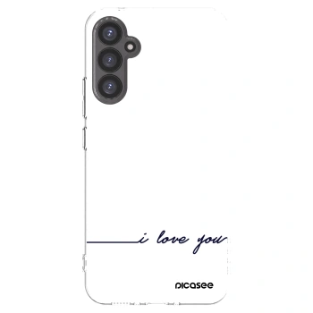 Picasee átlátszó szilikon tok az alábbi mobiltelefonokra Samsung Galaxy A34 5G A346B - I love you