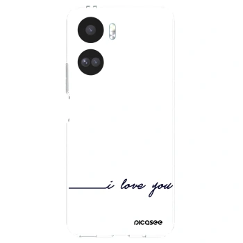 Picasee átlátszó szilikon tok az alábbi mobiltelefonokra Honor 90 Lite 5G - I love you