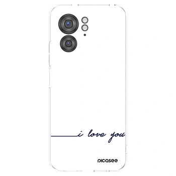 Picasee átlátszó szilikon tok az alábbi mobiltelefonokra Motorola Edge 40 - I love you