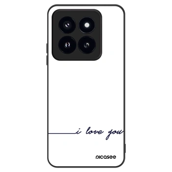 Szilikon tok erre a típusra Xiaomi 14 Pro - I love you