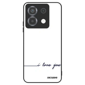 Szilikon tok erre a típusra Xiaomi Poco X6 - I love you