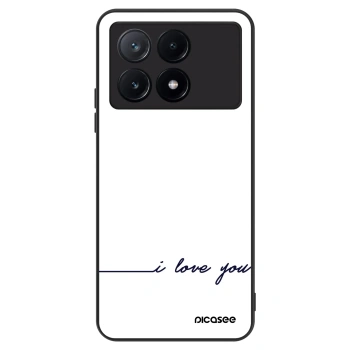 Szilikon tok erre a típusra Xiaomi Poco X6 Pro - I love you