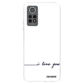 Picasee átlátszó szilikon tok az alábbi mobiltelefonokra Xiaomi Redmi Note 12 Pro 4G - I love you