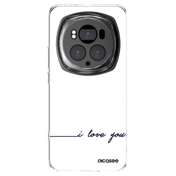 Picasee átlátszó szilikon tok az alábbi mobiltelefonokra Honor Magic6 Pro - I love you