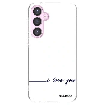 Picasee átlátszó szilikon tok az alábbi mobiltelefonokra Samsung Galaxy A55 5G A556B - I love you