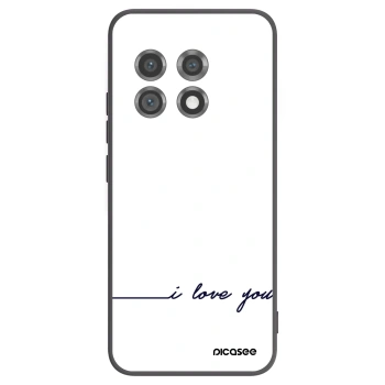Picasee fekete szilikon tok az alábbi mobiltelefonokra OnePlus 11 5G - I love you