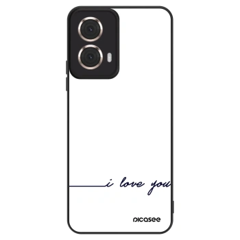 Szilikon tok erre a típusra Motorola Moto G85 - I love you