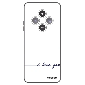 Picasee fekete szilikon tok az alábbi mobiltelefonokra Xiaomi Redmi 14C - I love you