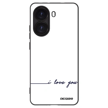 Picasee fekete szilikon tok az alábbi mobiltelefonokra Xiaomi Poco X7 Pro 5G - I love you