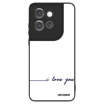 Szilikon tok erre a típusra Motorola Edge 50 Neo - I love you