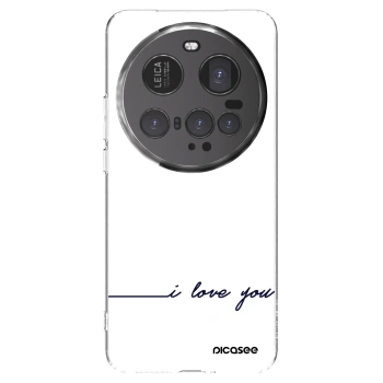 Picasee átlátszó szilikon tok az alábbi mobiltelefonokra Xiaomi 15 Ultra - I love you