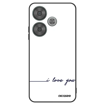 Szilikon tok erre a típusra Xiaomi Poco F6 - I love you