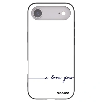 Picasee fekete szilikon tok az alábbi mobiltelefonokra Apple iPhone Air - I love you