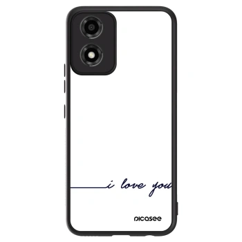 Szilikon tok erre a típusra Motorola Moto E14 - I love you