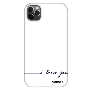 Szilikon tok erre a típusra Apple iPhone 11 Pro Max - I love you