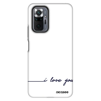 Szilikon tok erre a típusra Xiaomi Redmi Note 10 Pro - I love you