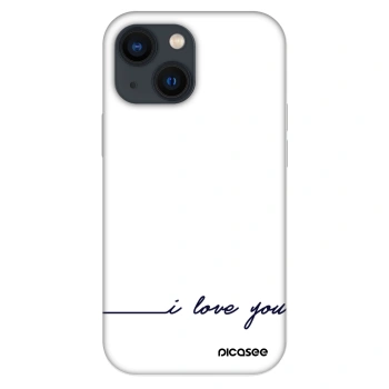 Szilikon tok erre a típusra Apple iPhone 13 mini - I love you