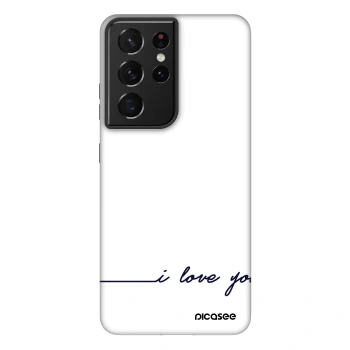 Picasee Fashion Case Samsung Galaxy S21 Ultra 5G G998B - I love you