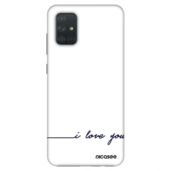 Szilikon tok erre a típusra Samsung Galaxy A71 A715F - I love you