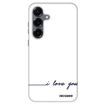 Szilikon tok erre a típusra Samsung Galaxy S25 5G - I love you