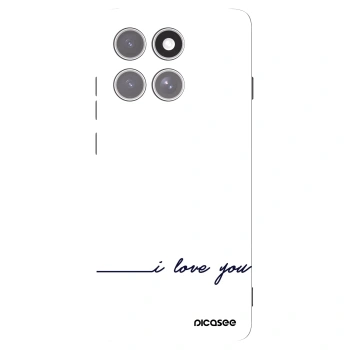 Picasee fekete szilikon tok az alábbi mobiltelefonokra Motorola Edge 60 Pro - I love you