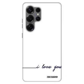 Szilikon tok erre a típusra Samsung Galaxy S25 Ultra 5G - I love you
