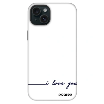 Szilikon tok erre a típusra Apple iPhone 14 Plus - I love you