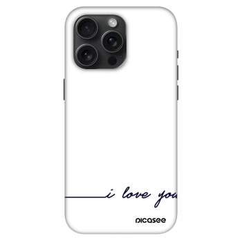 Szilikon tok erre a típusra Apple iPhone 15 Pro Max - I love you