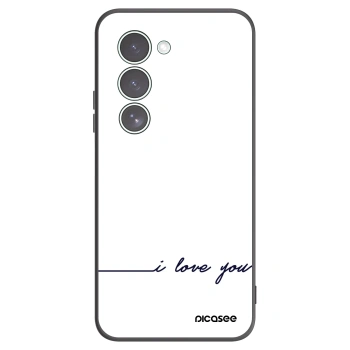 Picasee fekete szilikon tok az alábbi mobiltelefonokra Xiaomi Redmi 15 5G - I love you