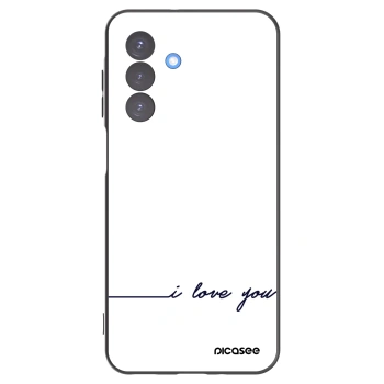 Picasee fekete szilikon tok az alábbi mobiltelefonokra Samsung Galaxy A17 5G - I love you