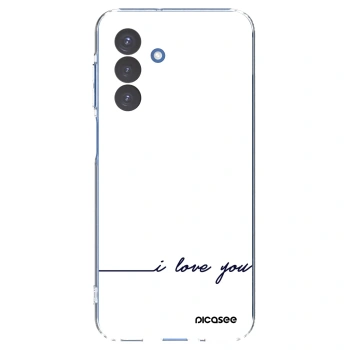 Picasee átlátszó szilikon tok az alábbi mobiltelefonokra Samsung Galaxy A17 5G - I love you