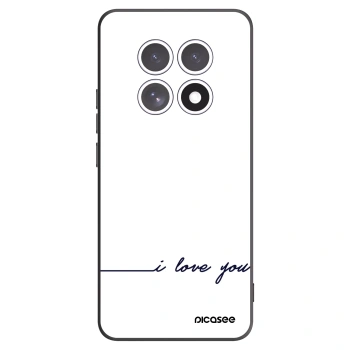 Picasee fekete szilikon tok az alábbi mobiltelefonokra Xiaomi Redmi Note 15 - I love you