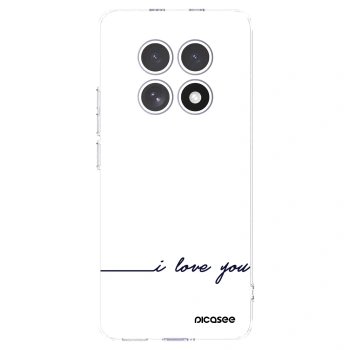 Picasee átlátszó szilikon tok az alábbi mobiltelefonokra Xiaomi Redmi Note 15 - I love you