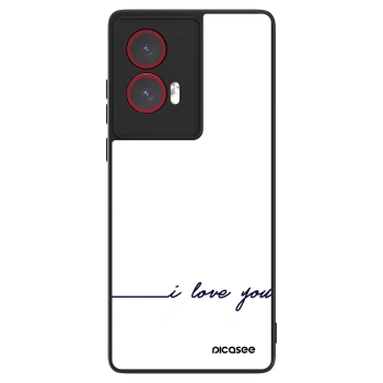 Szilikon tok erre a típusra Motorola Edge 50 Fusion - I love you