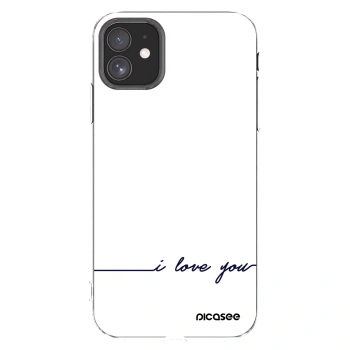 Picasee átlátszó szilikon tok az alábbi mobiltelefonokra Apple iPhone 11 - I love you