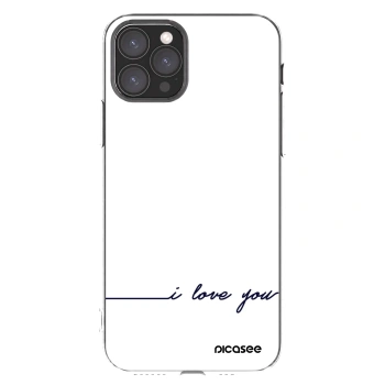 Picasee átlátszó szilikon tok az alábbi mobiltelefonokra Apple iPhone 11 Pro - I love you