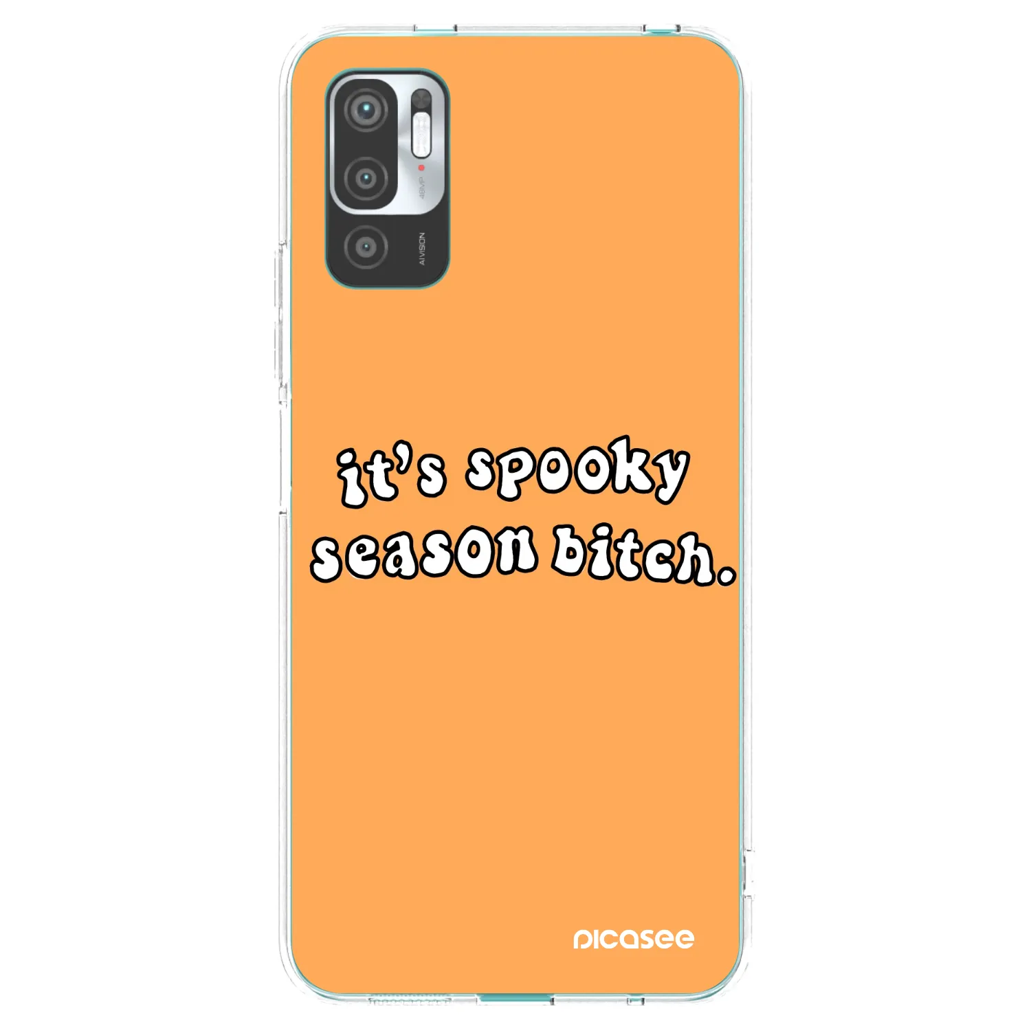 Picasee átlátszó szilikon tok az alábbi mobiltelefonokra Xiaomi Redmi Note 10 5G - Spooky season
