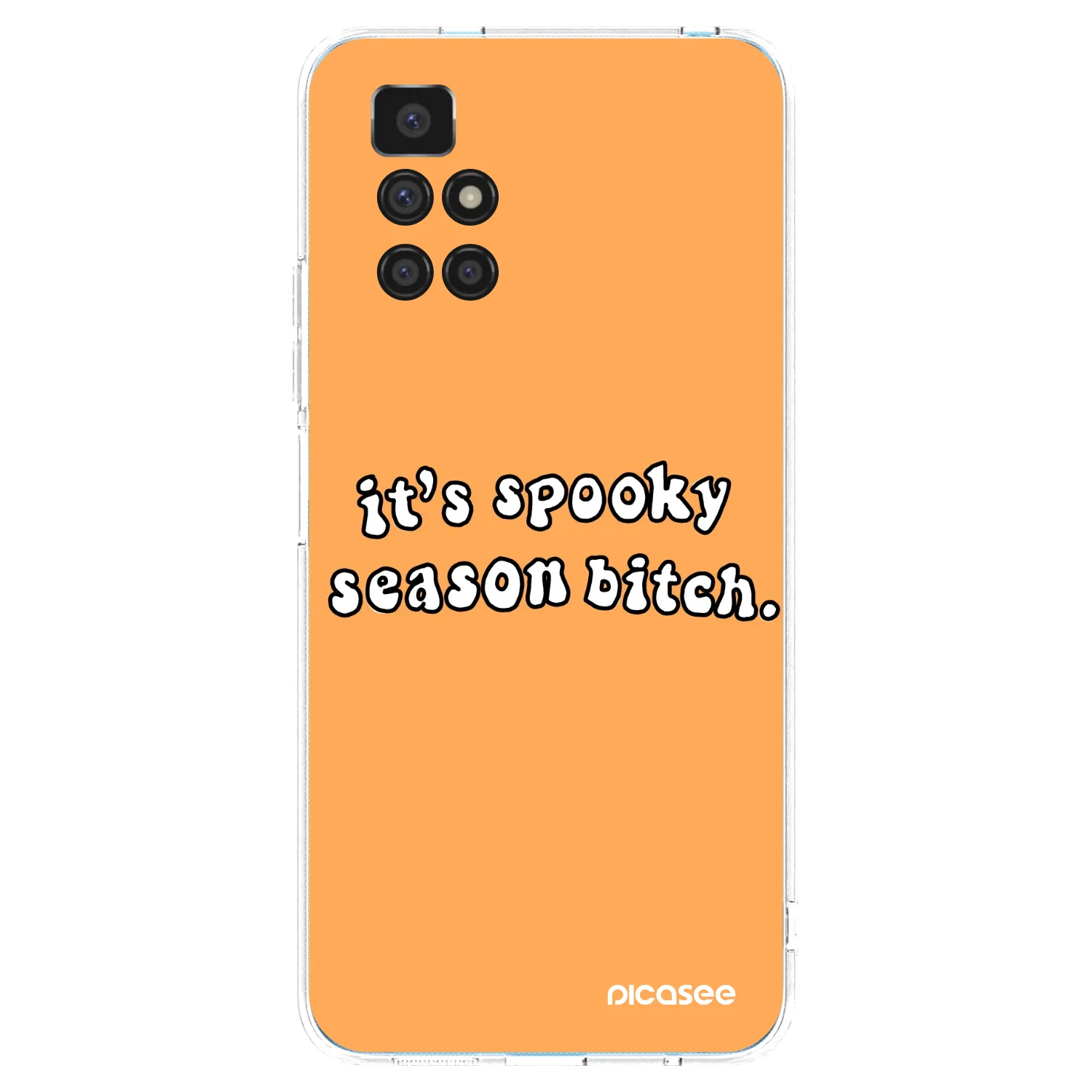 Picasee átlátszó szilikon tok az alábbi mobiltelefonokra Xiaomi Redmi 10 (2022) - Spooky season