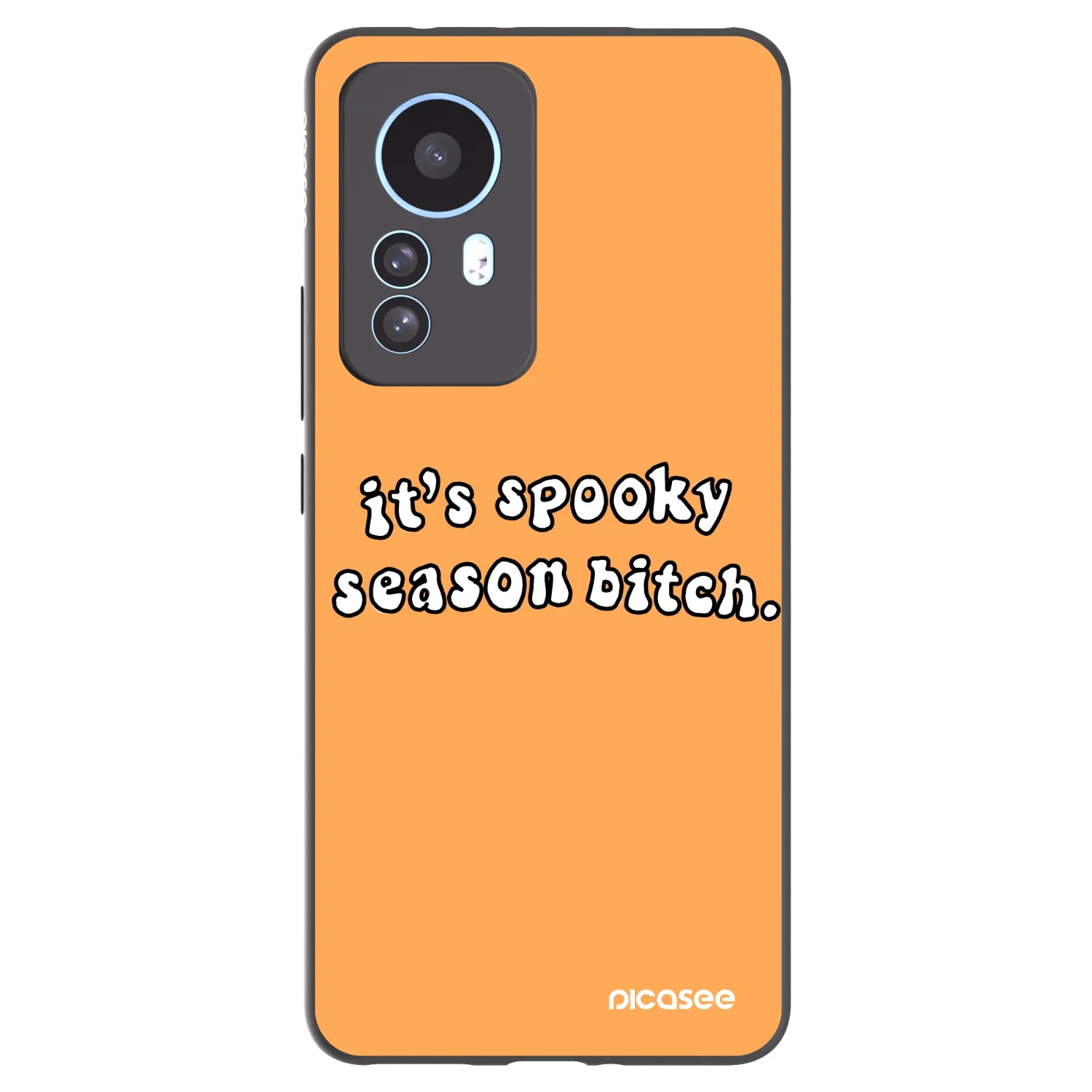 Picasee fekete szilikon tok az alábbi mobiltelefonokra Xiaomi 12T - Spooky season
