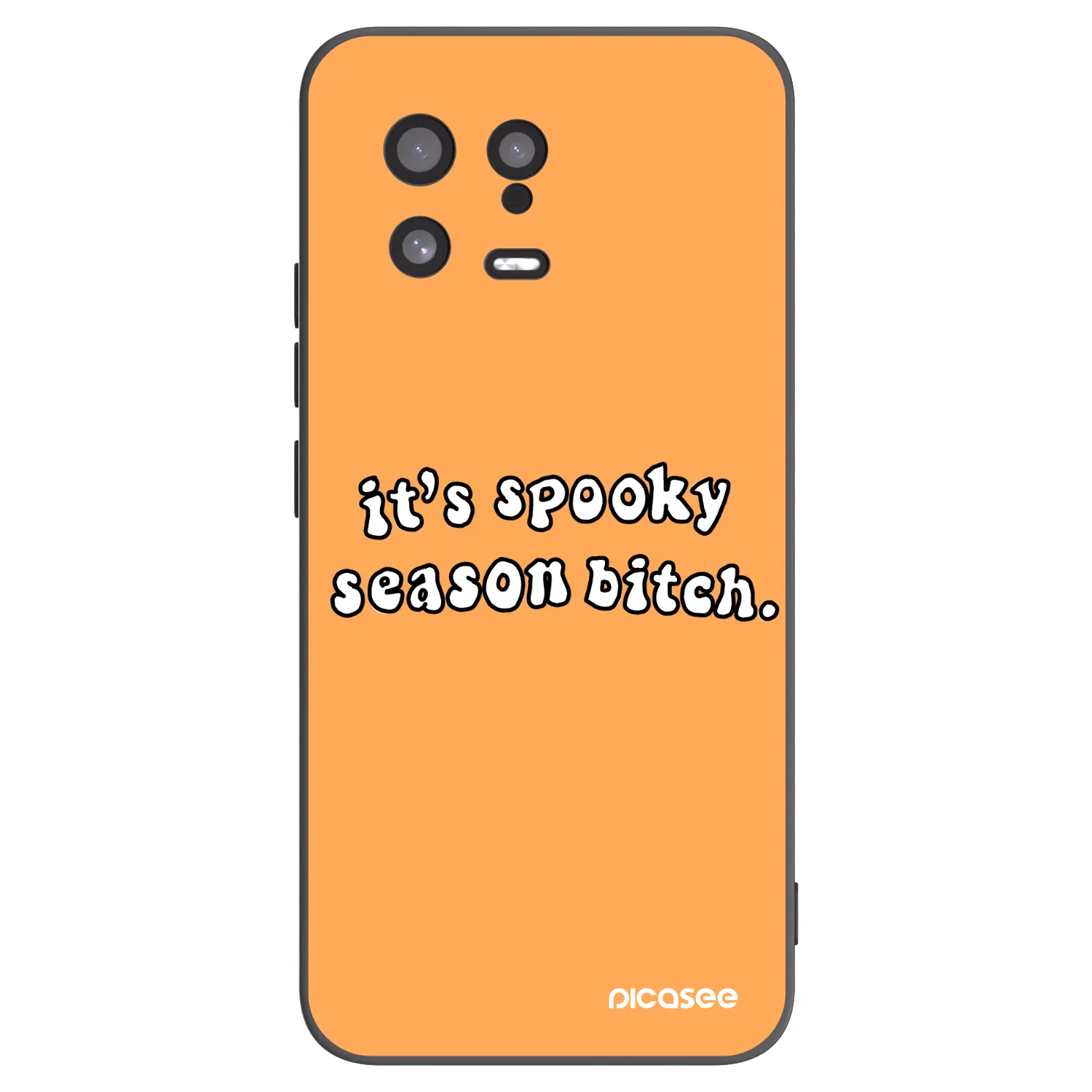 Picasee fekete szilikon tok az alábbi mobiltelefonokra Xiaomi 13 - Spooky season