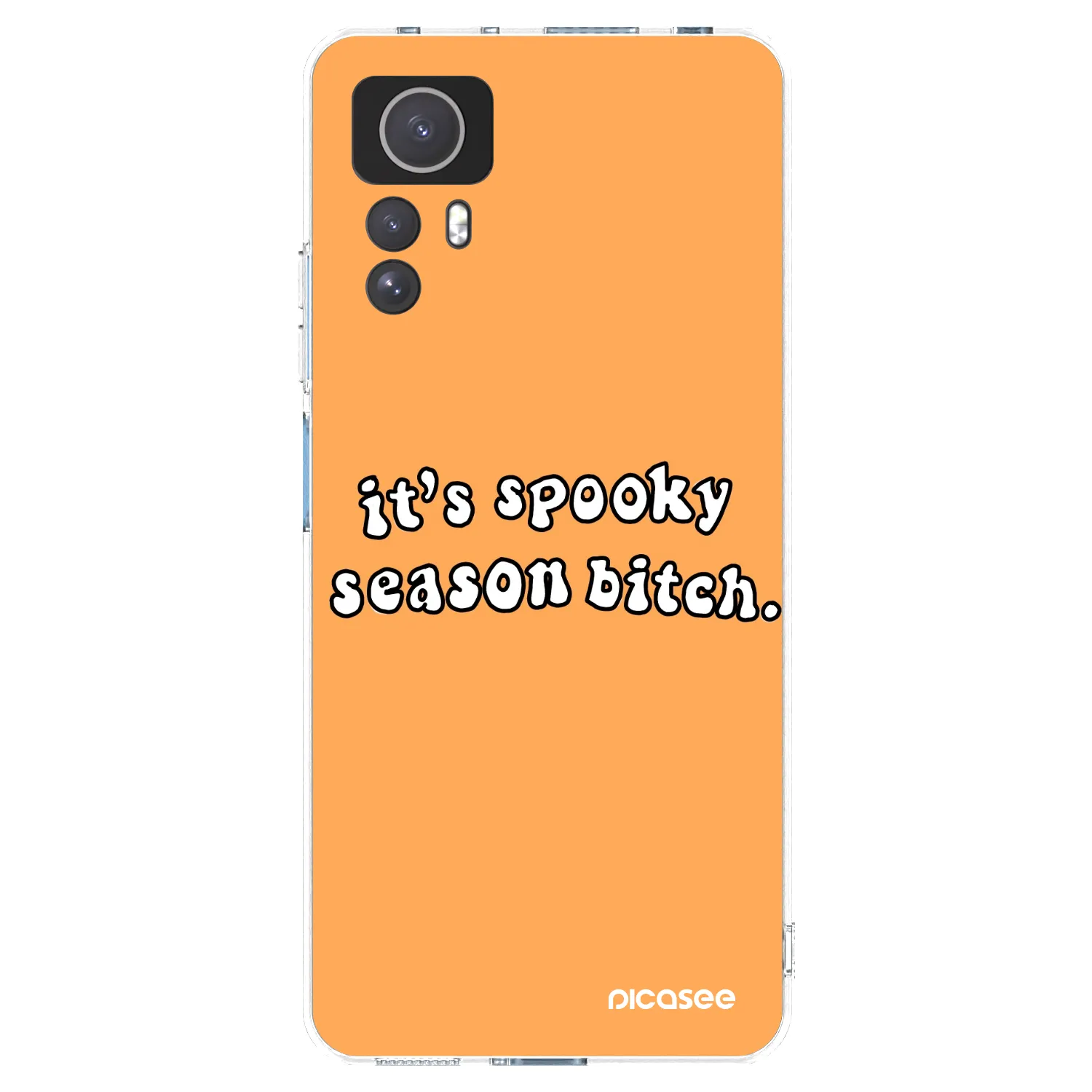 Picasee átlátszó szilikon tok az alábbi mobiltelefonokra Xiaomi Redmi Note 12S - Spooky season