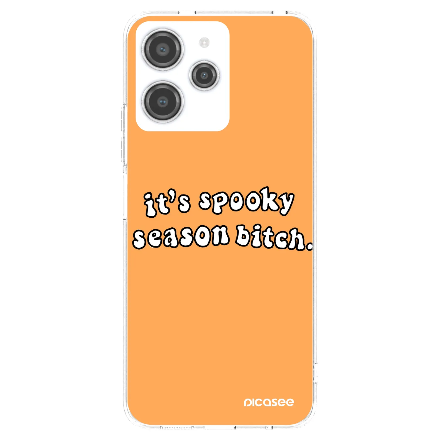 Picasee átlátszó szilikon tok az alábbi mobiltelefonokra Xiaomi Redmi 12 4G - Spooky season