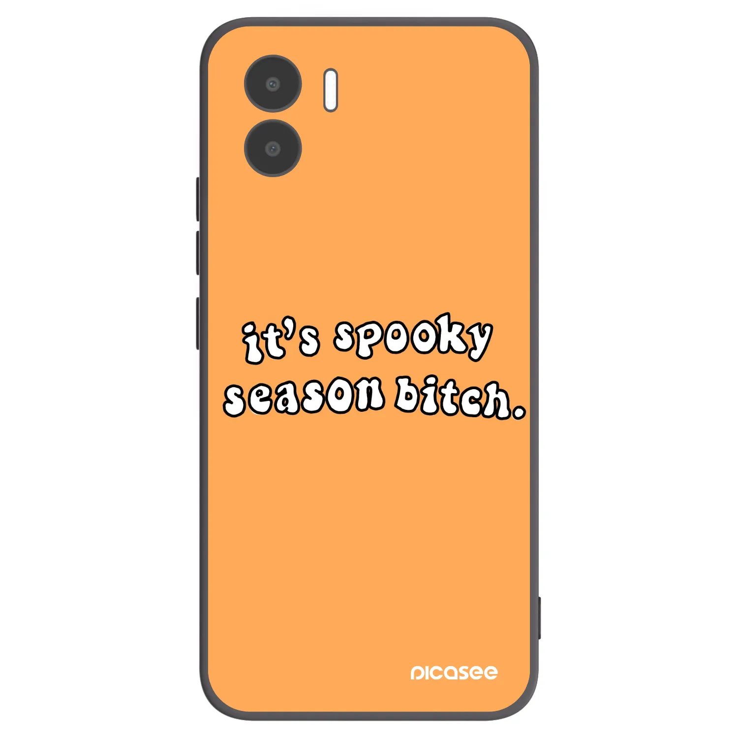 Picasee fekete szilikon tok az alábbi mobiltelefonokra Xiaomi Redmi A2 - Spooky season