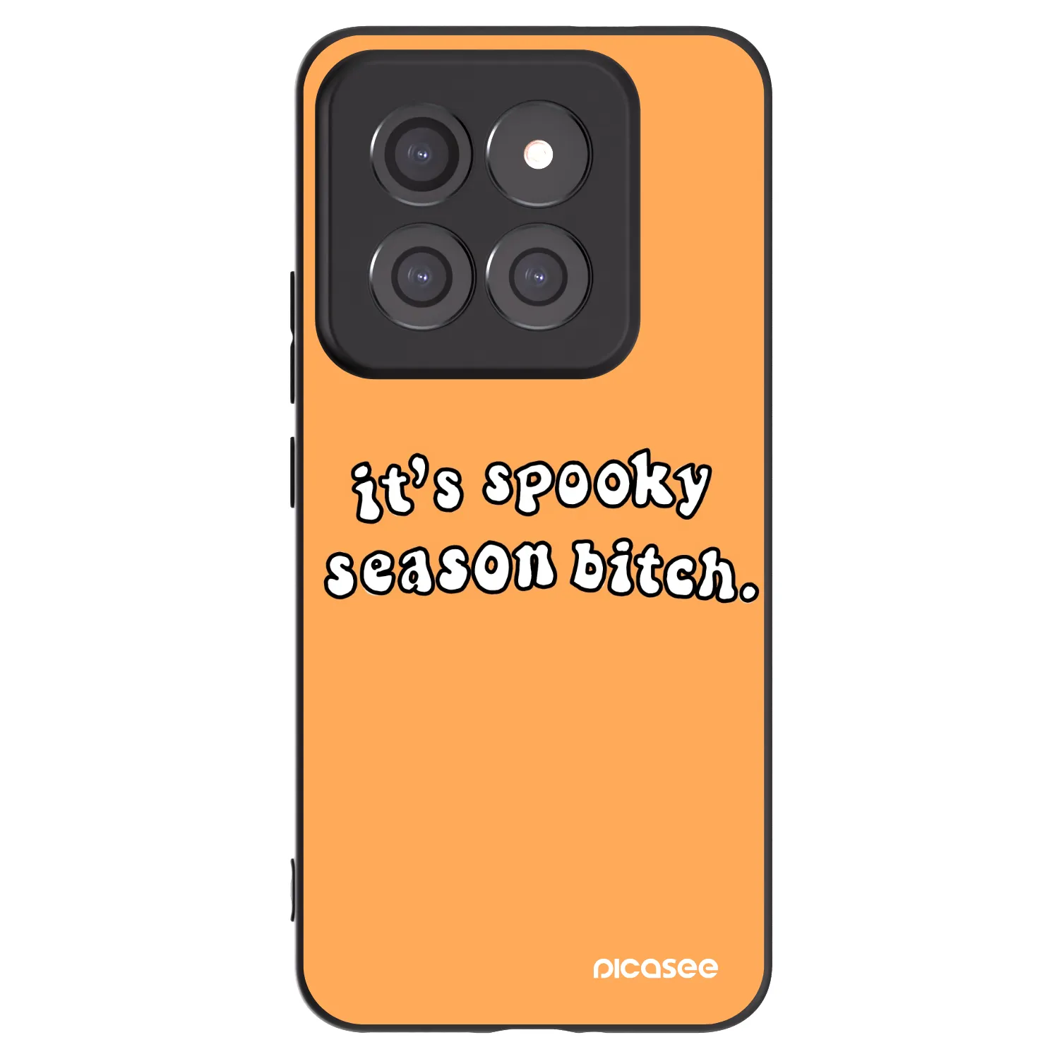 Picasee fekete szilikon tok az alábbi mobiltelefonokra Xiaomi 14 Pro - Spooky season